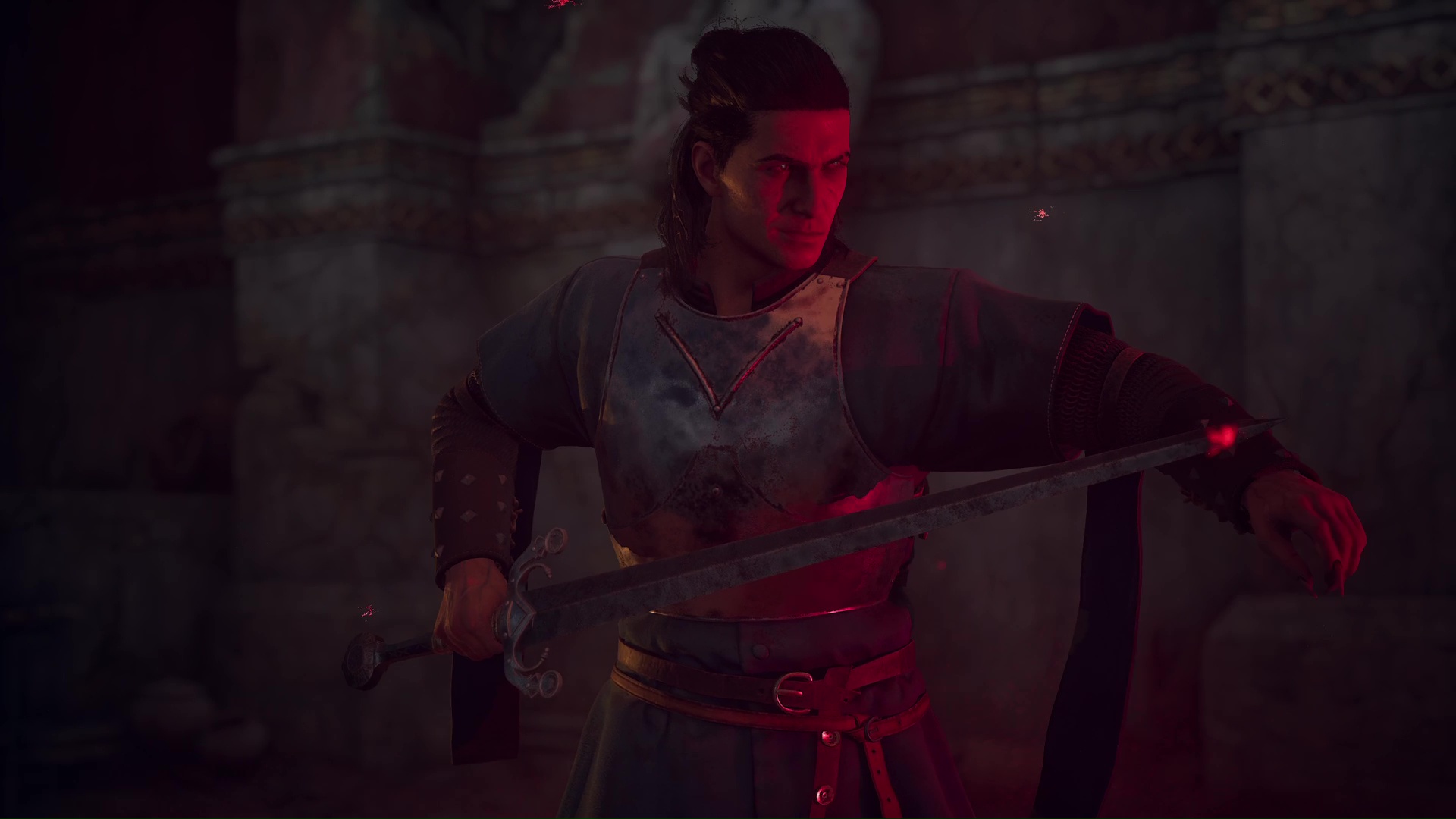 Coen holds up the best weapon in The Blood of Dawnwalker