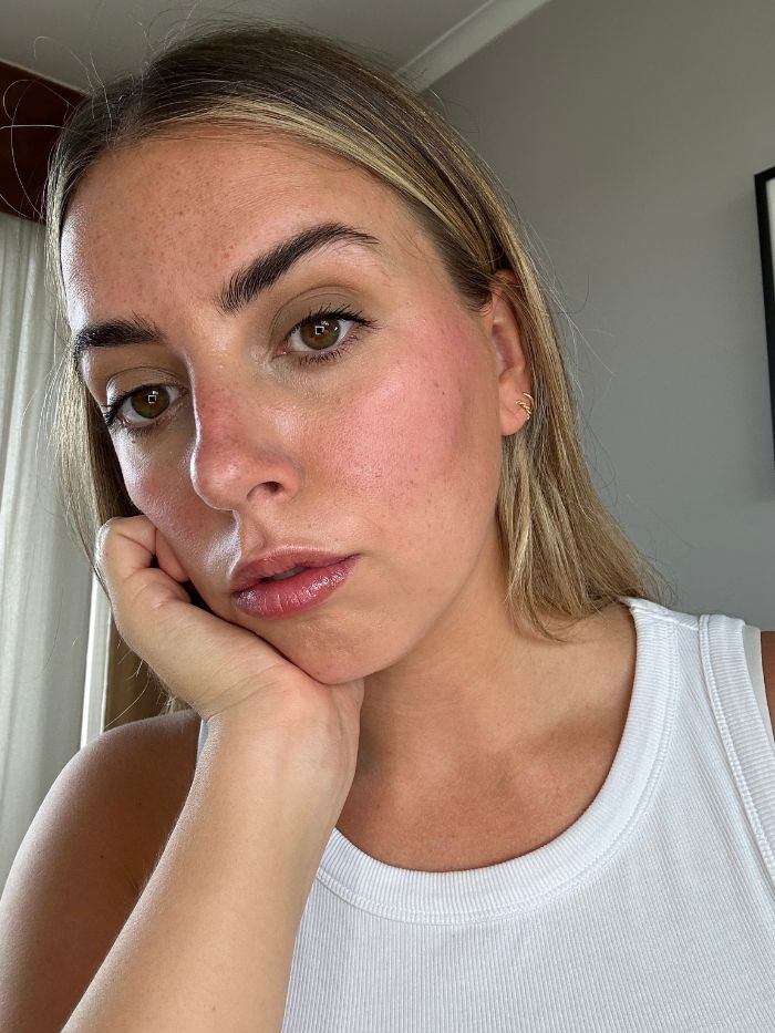 Shannon Lawlor wearing Victoria Beckham Beauty Colour Wash Blusher
