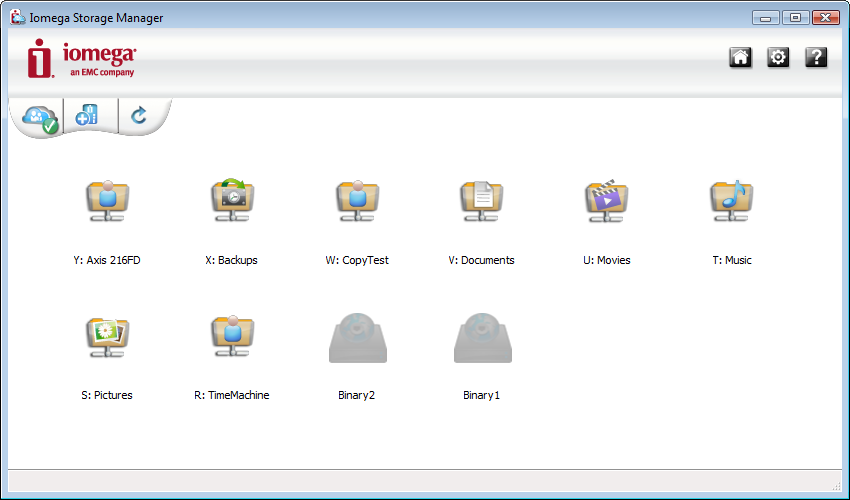 The Storage Manager utility automatically maps share to drive letters and makes IP SAN creation very simple.