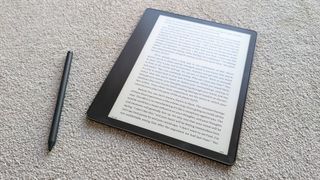 Amazon Kindle Scribe review: ereader with book open
