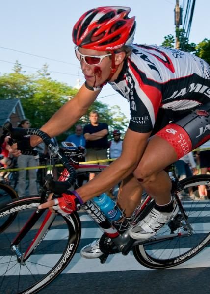 The fast pace combined with tight turns claimed a few victims