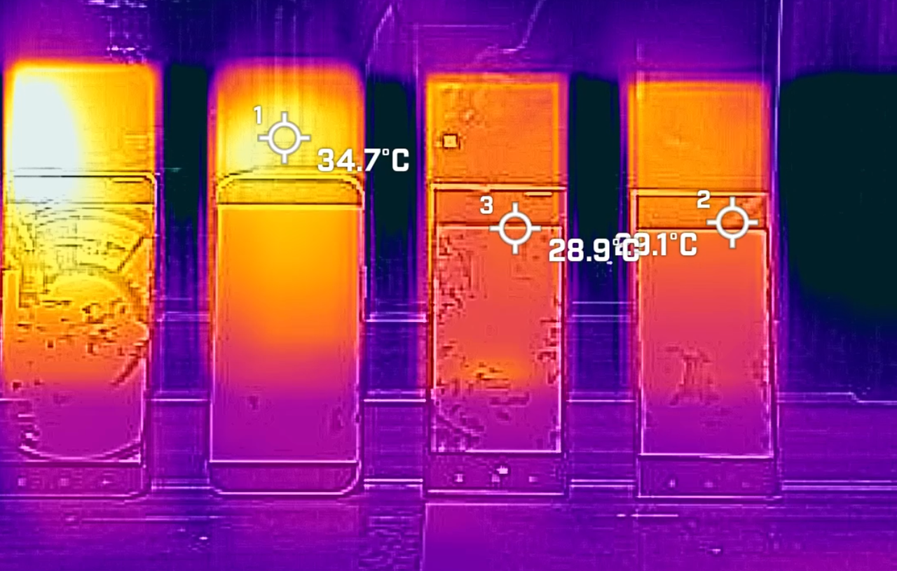 z fold 8 ultra thermal camera test