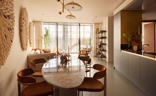 An apartment inside The Gasholders luxury residential complex in Kings Cross