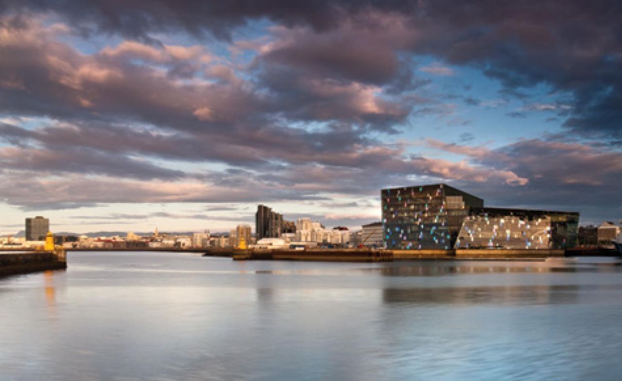 The Harpa Concert Hall and Conference Centre in Reykjavik