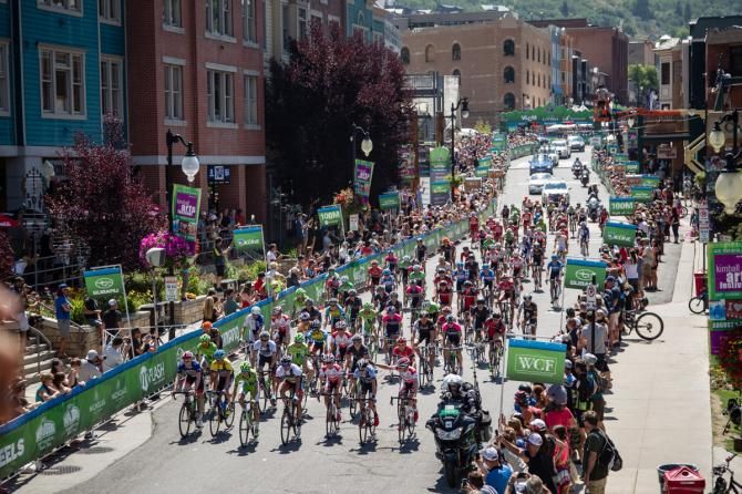 The race rolls out of Park City