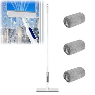 Squeegee for Window Cleaning With Spray, Double Sided Spray Window Cleaner,spray Window Cleaning Brooms,retractable Window Removable Glass Cleaning Mop for Indoor/outdoor High Window