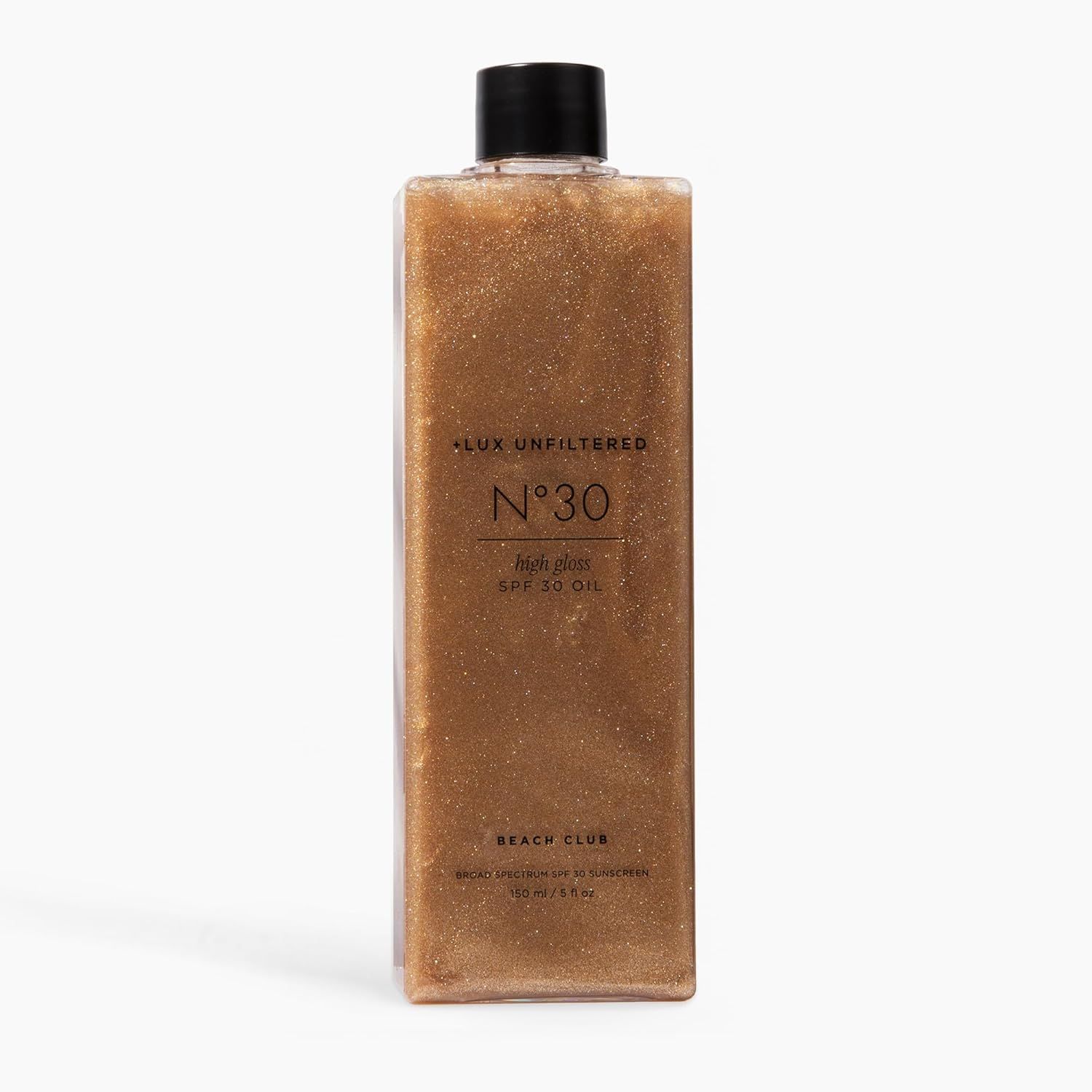 +Lux Unfiltered, N°30 High Gloss Tanning Oil With SPF 30