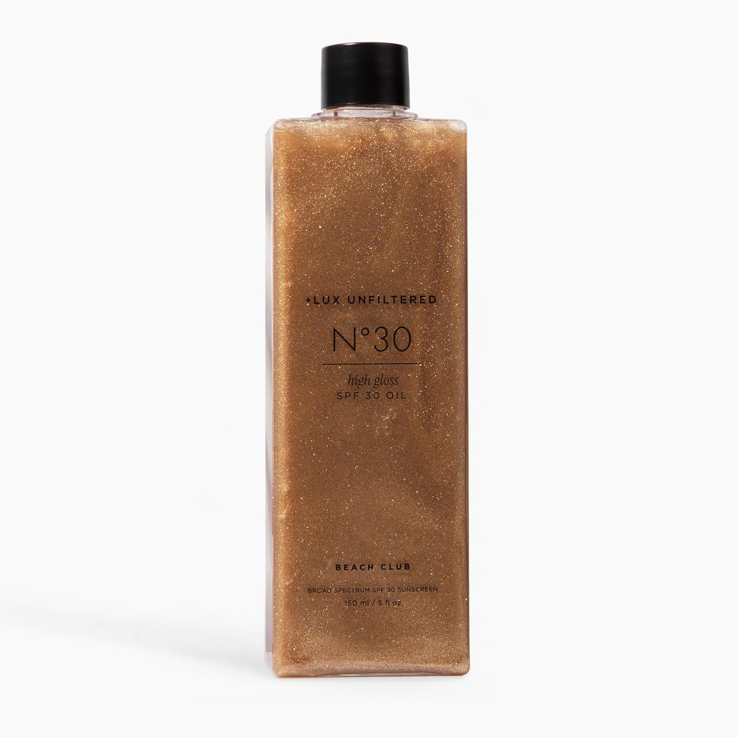 +Lux Unfiltered, N°30 High Gloss Tanning Oil With SPF 30