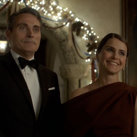 hal and kate wyler smiling and dressed in formal wear at an event in the diplomat