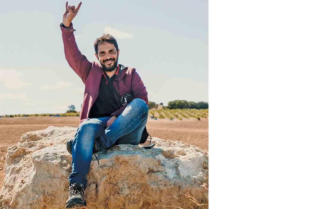 Winemaker Kiki Calvo at Bigardo winery in the Castilla y Leon region in Spain