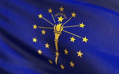picture of Indiana flag
