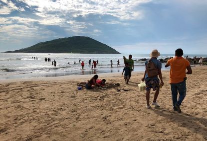 A beach in Mazatlan on Sunday.