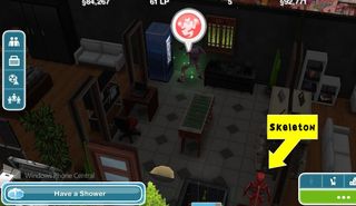 The Sims FreePlay for Windows Phone ghost hunting