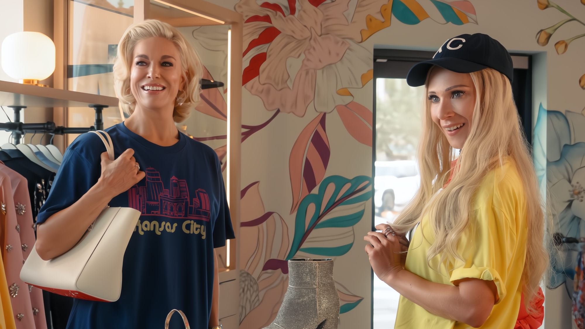 Hannah Waddingham and Juno Temple in Ted Lasso season 4
