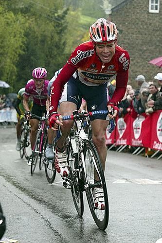 Cadel Evans (Lotto) in a lot of pain