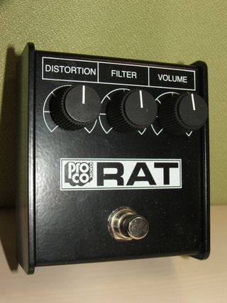 Rat 85 white face distortion pedal reissue