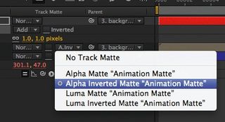 create solid animation matte