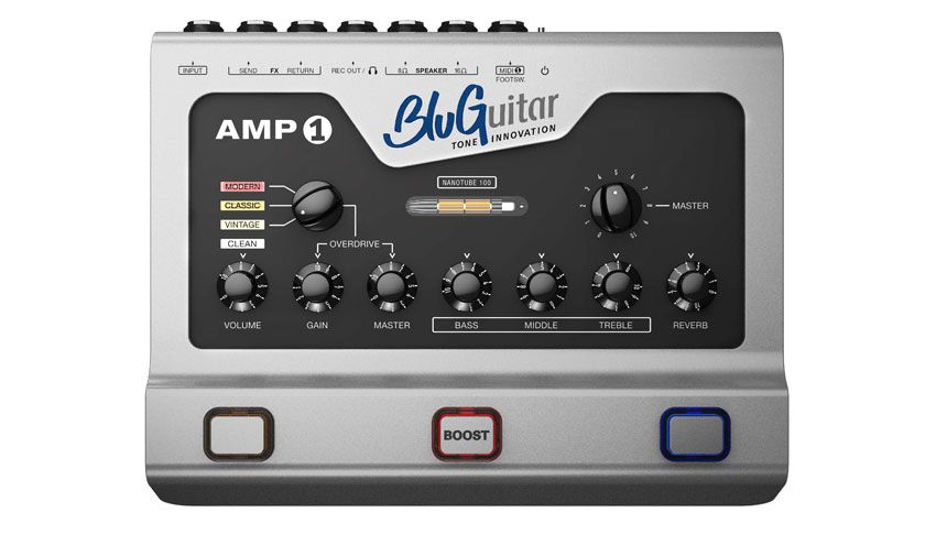 The BluGuitar Amp1 offers four channels and 100 watts of power