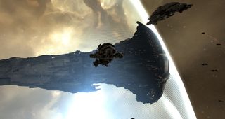 A Titan-class ship. They're big.