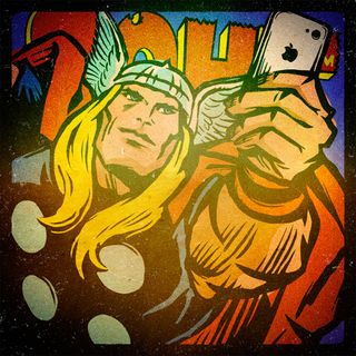 superhero selfies