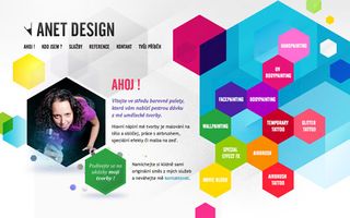 Website navigation: Anet Design homepage