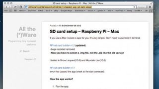 How to set up your Raspberry Pi in Mac OS X