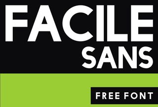 Free fonts: Facile Sans