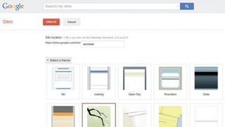 2. Select a template and theme