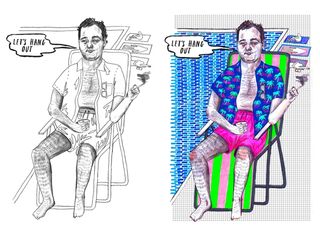 Bridget Meyne's Bill Murray artwork