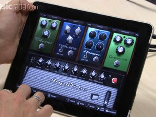 Will AmpliTube for iPad soon be a familiar sight on stages?