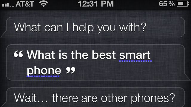 Siri on iOS 6