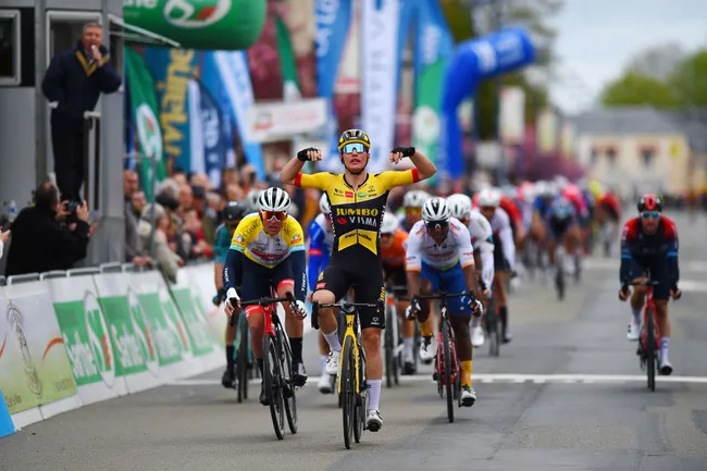 Olav Kooij a segno nella seconda tappa (foto Dario Belingheri/Getty Images)