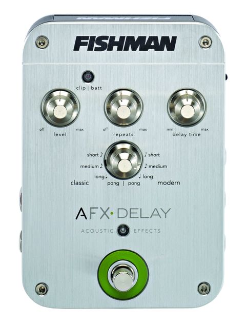 The AFX Delay pedal was made for use with acoustic guitars.