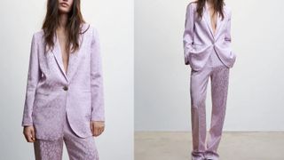 Tuxedo for women in lavender