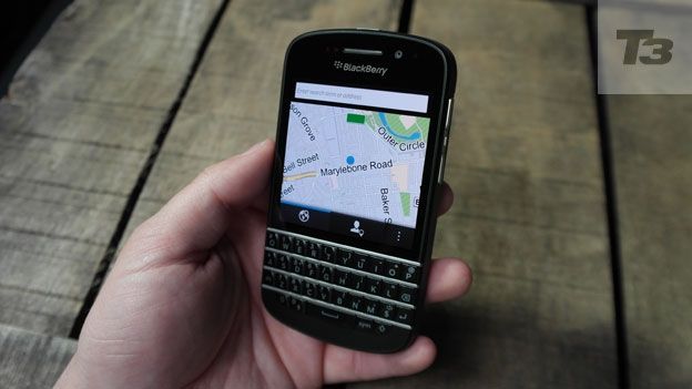 BlackBerry Q10 maps