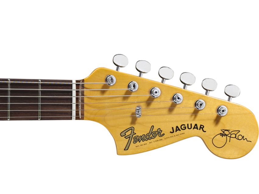 The headstock. Yep, that's a Johnny Marr signature all right
