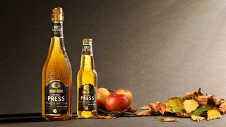 Double Press is a premium dry cider sold in Norway, which is a dark market