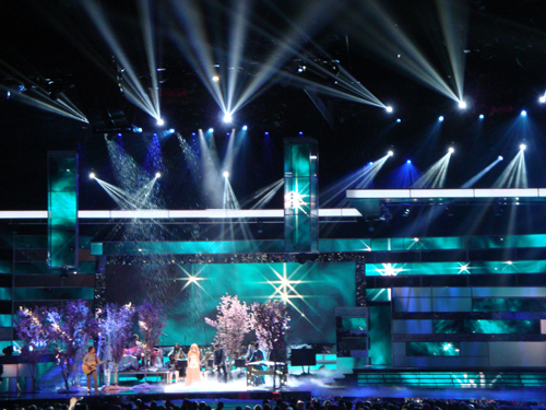 Clay Paky Sharpy Fixtures at the Latin Grammy Awards