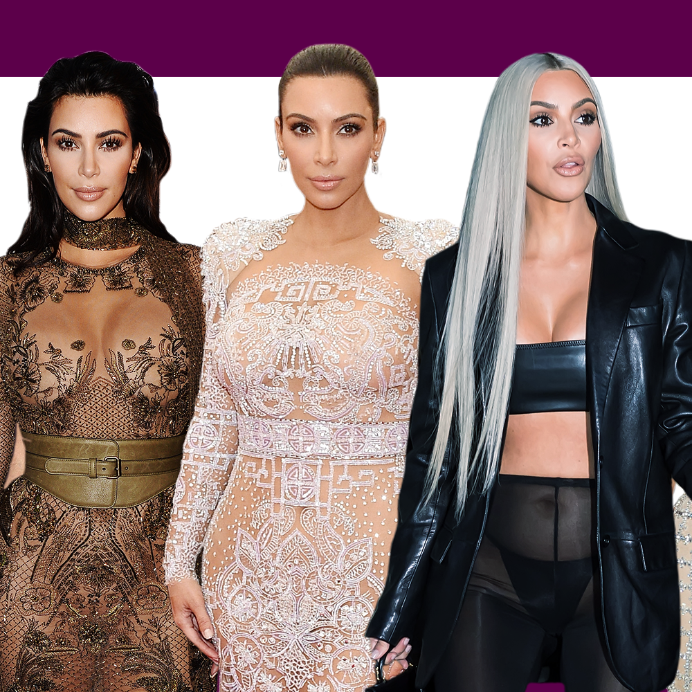 Kim Kardashian West Rocks Skin-Tight Versace Mini Dress