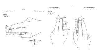 Two graphs from a patent describing input schemes for the Nintendo Switch 2 Joy-Cons