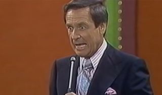 A shocked Bob Barker on The Price Is Right