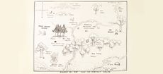 E. H. Shepard's map of Hundred Acre Wood in Winnie-the-Pooh