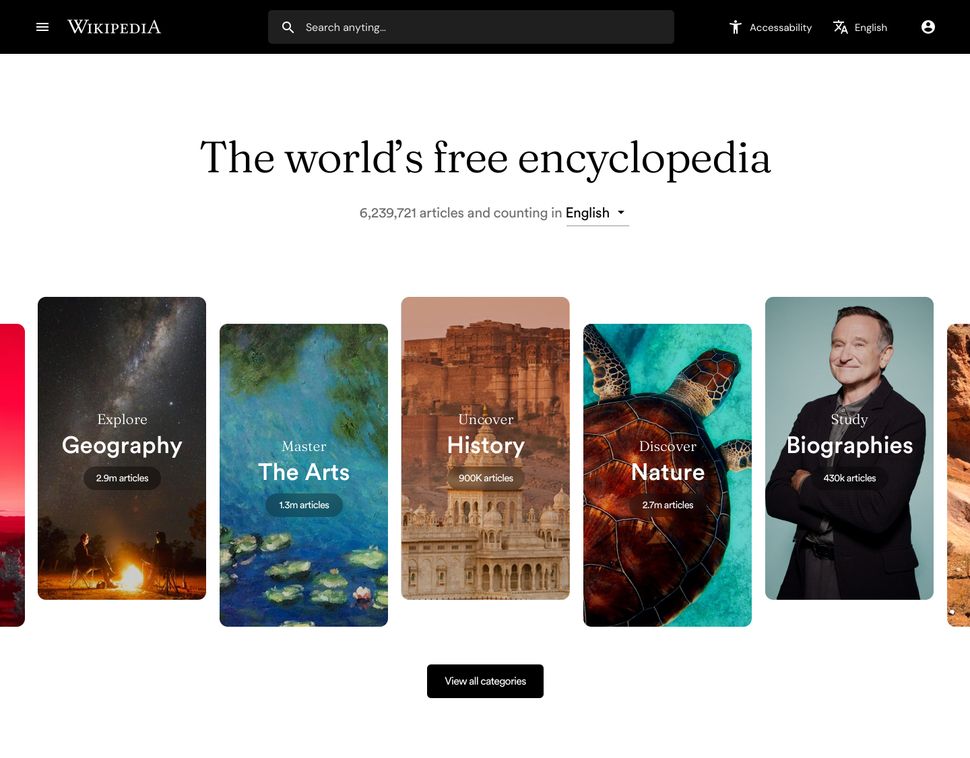 Wiki Expert We asked an expert to redesign Wikipedia - here's what they came up ...
