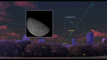 A series of star maps of the night sky