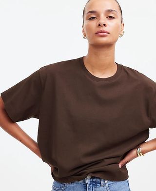 MW, Cotton Relaxed Oversized Tee