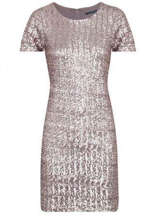 Velvet sequined dress, £245