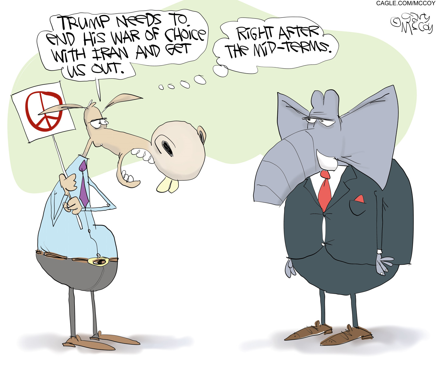 Political cartoon