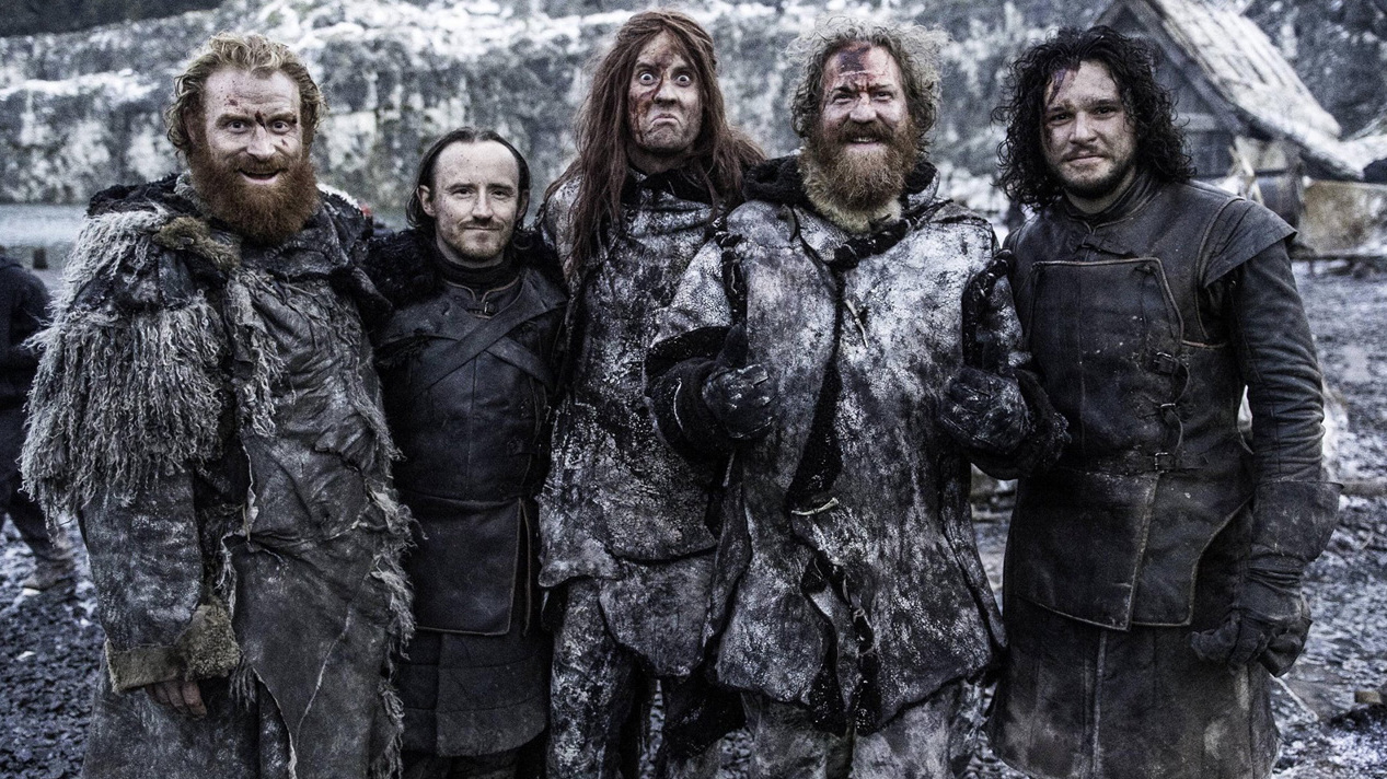 Mastodon on the set of Game Of Thrones in 2014