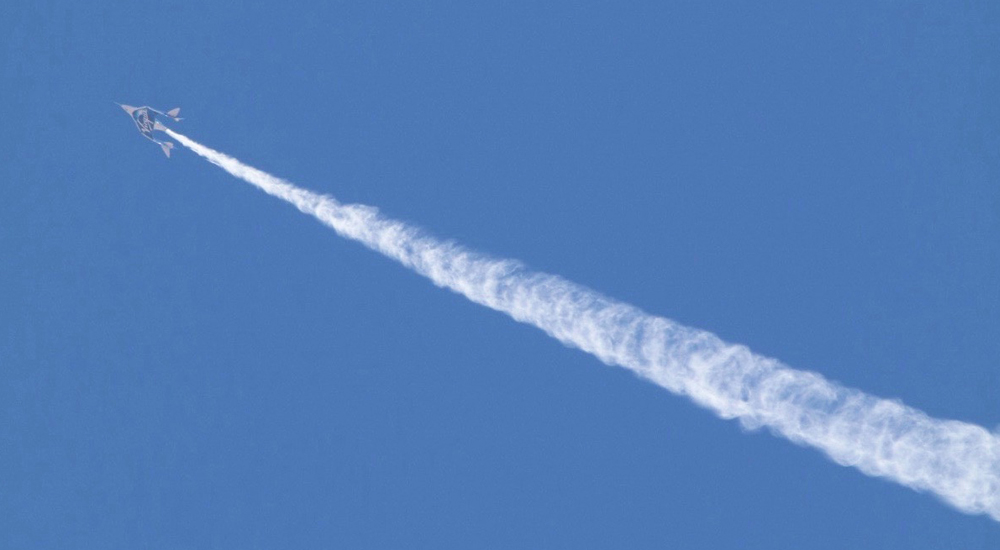 VSS Unity&#039;s Fifth Glide Flight