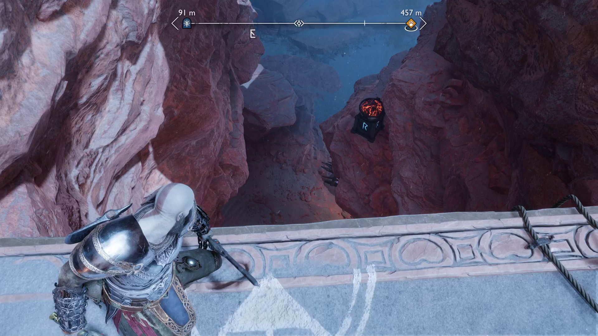 God of War Ragnarok runic Nornir chests in Alfheim